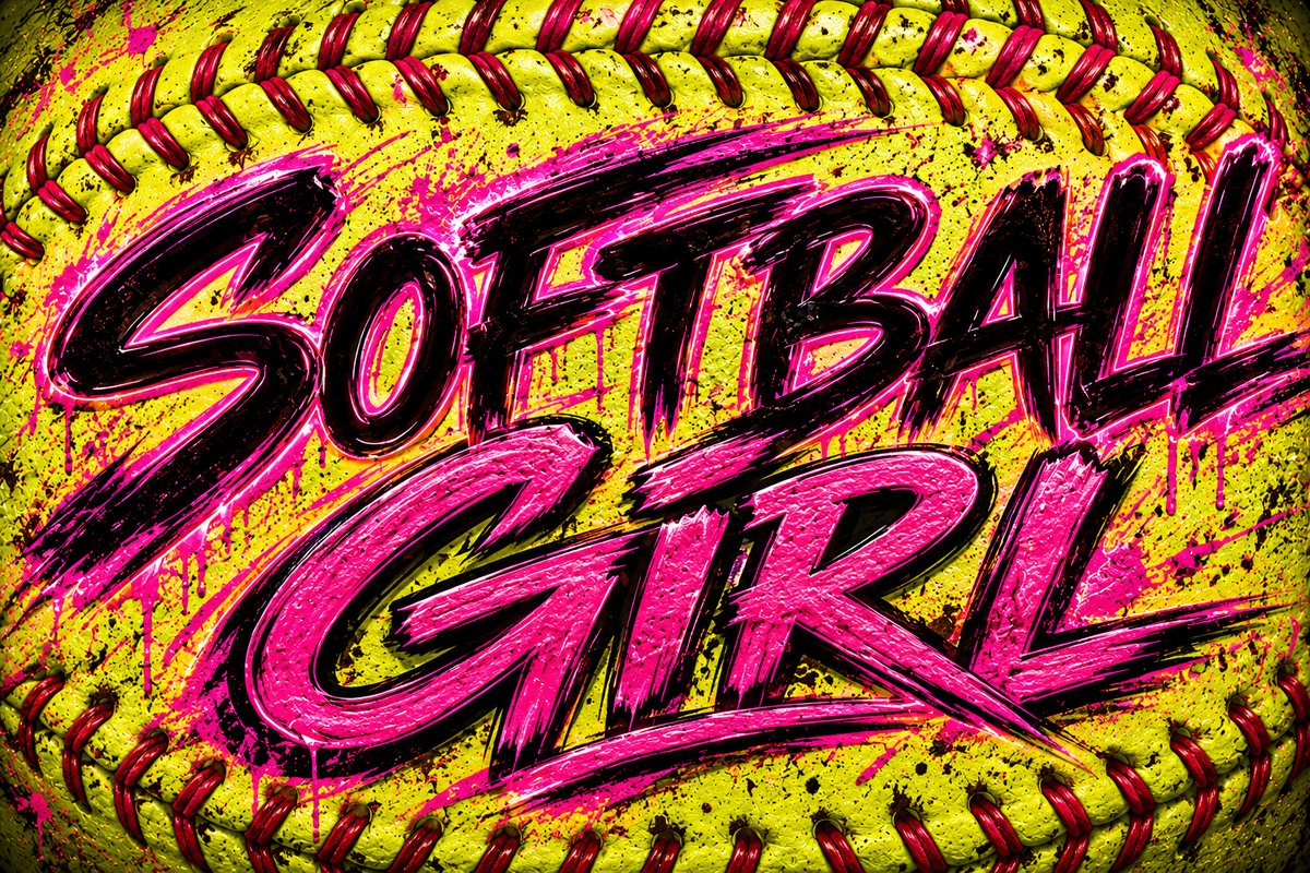 Softball Girl: MTAG Buckle
