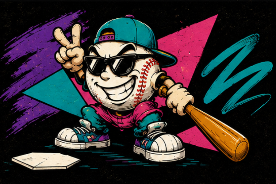 Retro Baseball: MTAG Buckle